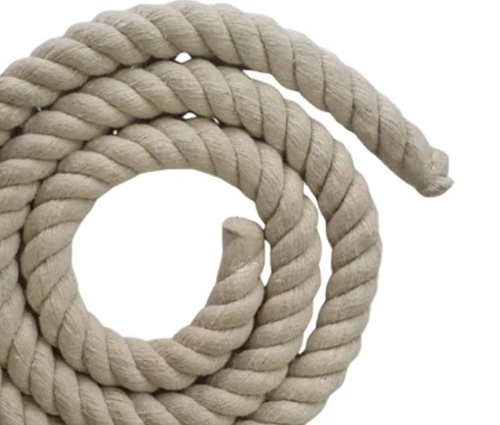 3 Ply White Cotton Rope