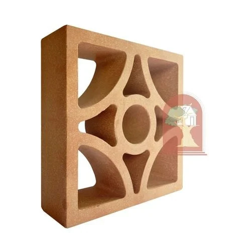 8x8 Inch Terracotta Jali