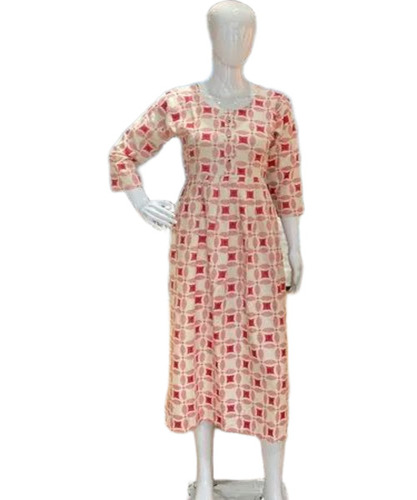 Casual Printed Cotton Kurti