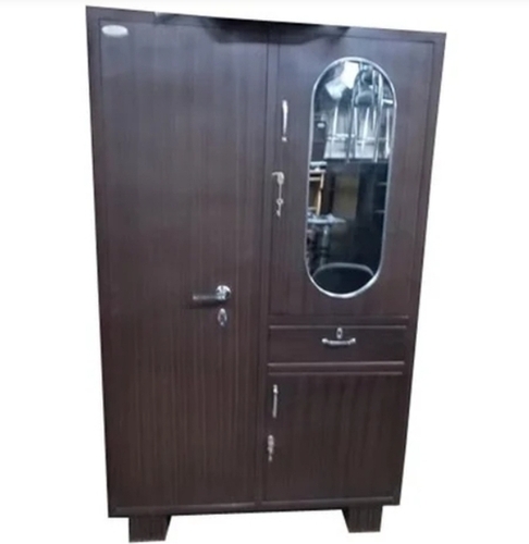 Dark Brown Mild Steel Almirah