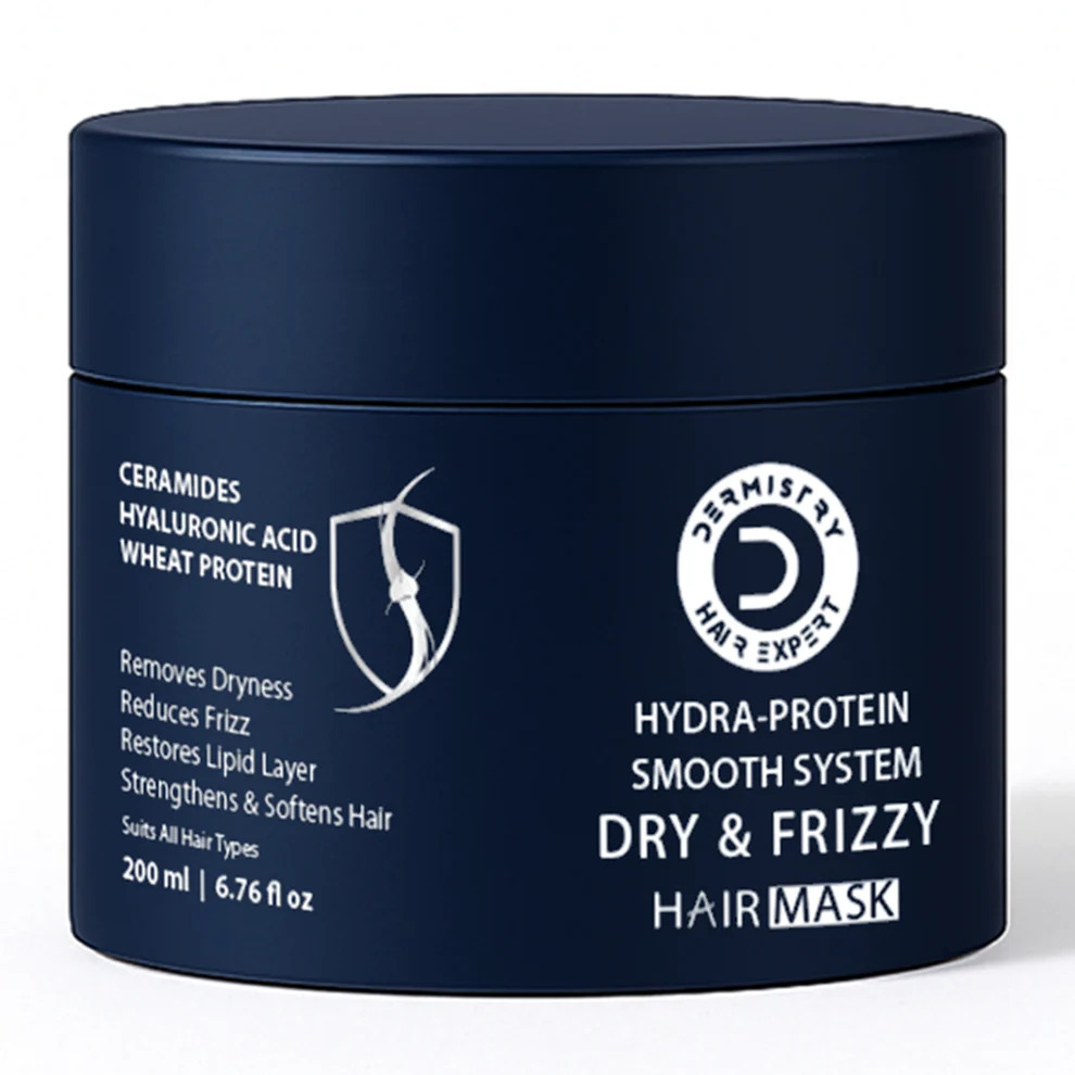 Dry Frizzy Hair Mask for Smooth Soft Frizz-Free Hair