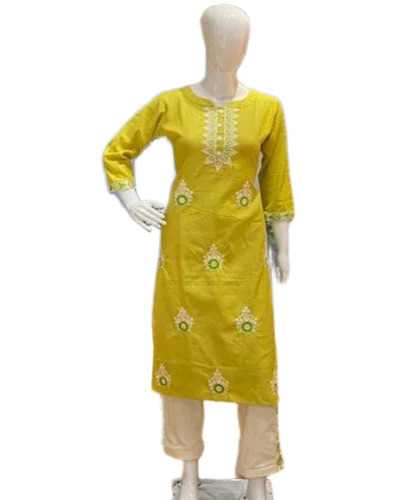 Embroidered Cotton Kurti
