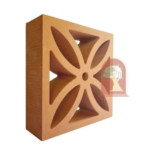 Flower Design Terracotta Jali