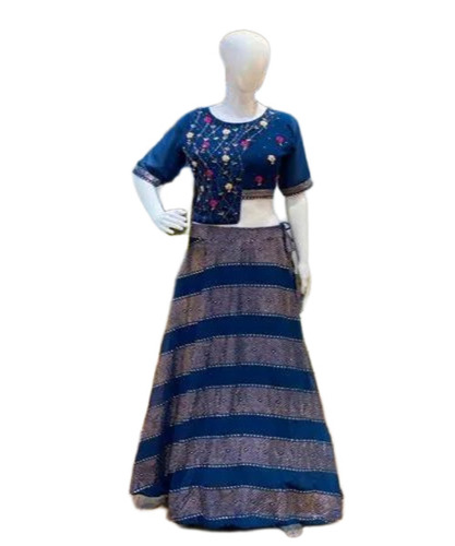 Ladies Embroidered Fancy Gown