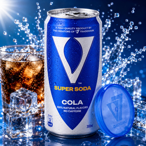 V7 Super Soda Cola Carbonated Drink Natural Flavors No Caffeine 300Ml - Alcohol Content (%): N/A