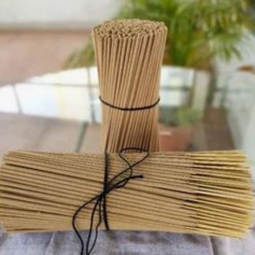 White raw incense stick