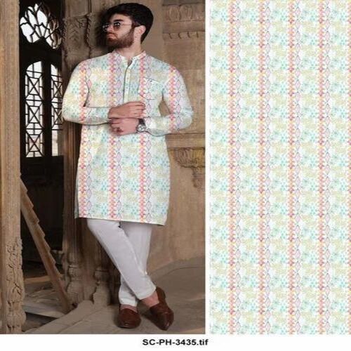 Digital Print Fancy Kurta Fabric