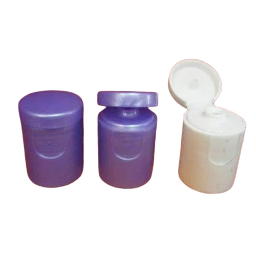 Flip Top Cap - Color: White And Blue