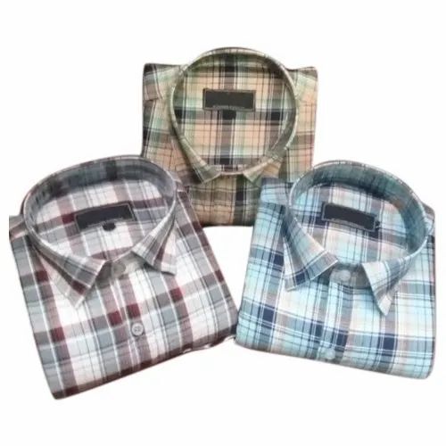 Full Sleeves Mens Check Shirts