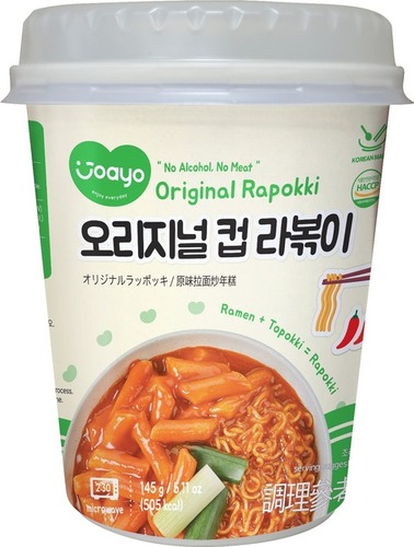 Joayo Original Rapokki Ramen Topokki 145G Ready To Eat Food - Shelf Life: 365 Days