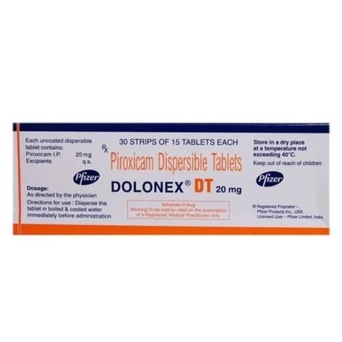 Piroxicam Dispersible Tablets