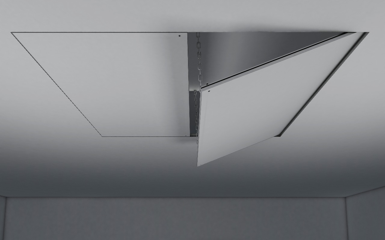 Skyhatch Zenith Trapdoor 1500X900 Mm Ceiling Access Panel - Screen Size: 1500 Millimeter (Mm)