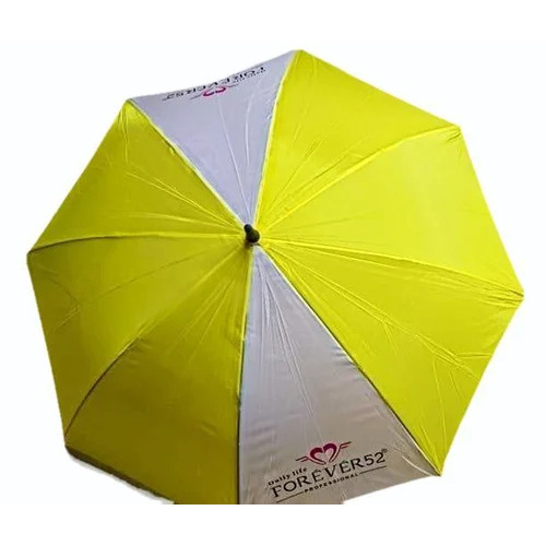 Yellow White Umbrella