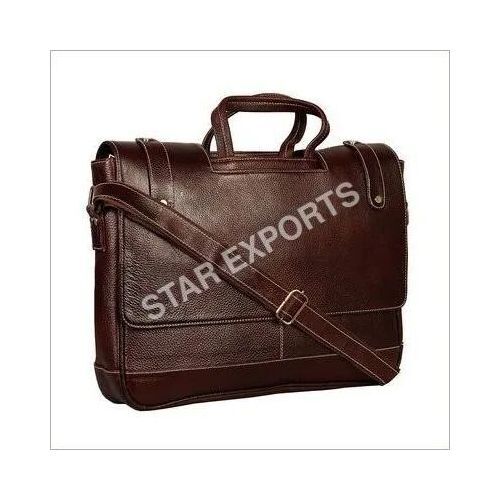 Brown Leather Laptop Bag