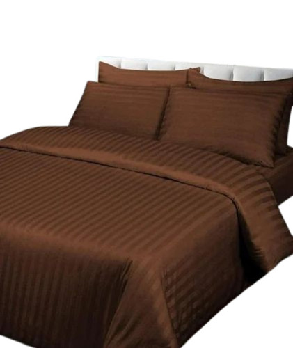 Brown Stripe Single Duvet Cover
