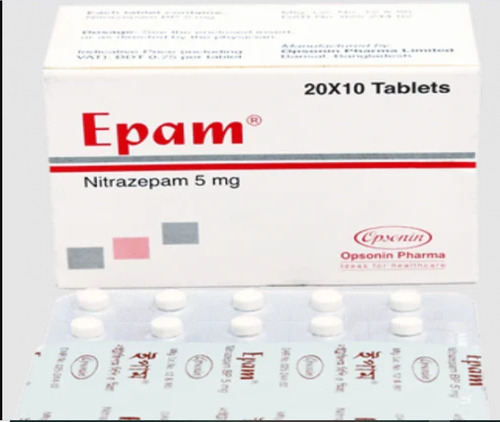 Epam Nitrazepam 5mg (20x10) Tablets plus