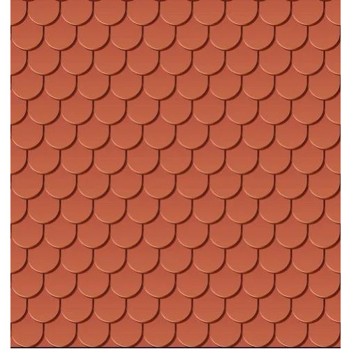Fish Skin Printed Clay Roofing Tile