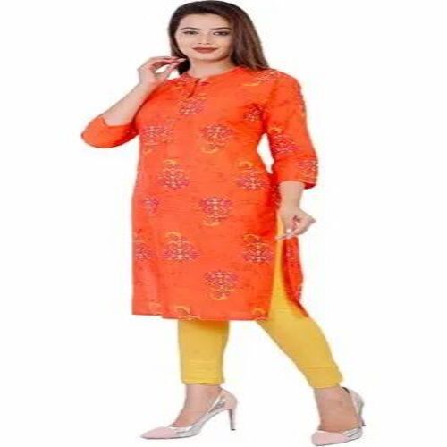 Ladies Cotton Straight Kurti