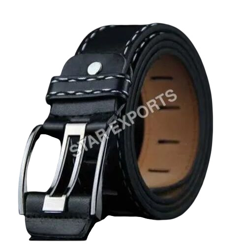Mens Black Leather Belts