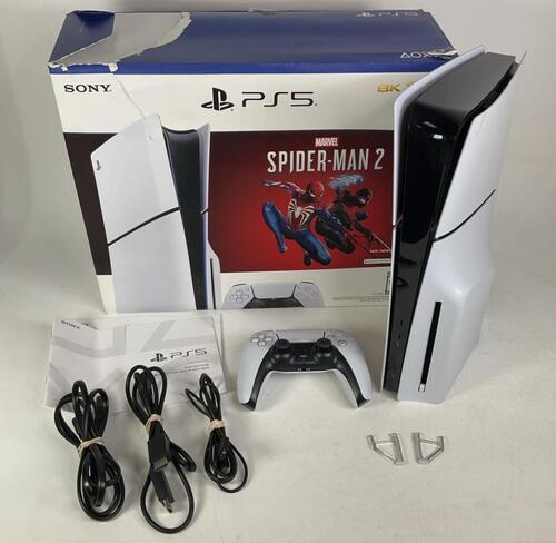 Sony PS5 Playstation 5 Slim Disc Edition 2 TB Console 5 free games