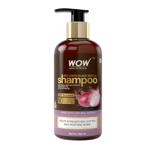 Wow Red Onion Black Seed Oil Shampoo 500 Ml - Age Group: Adult