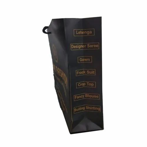 Black Paper Carry Bag