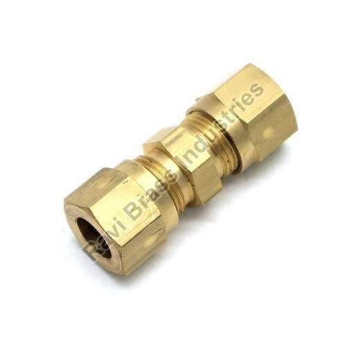 Brass Metric Compression Union