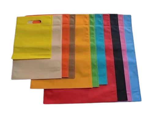 Colored Plain Non Woven D Cut Bag