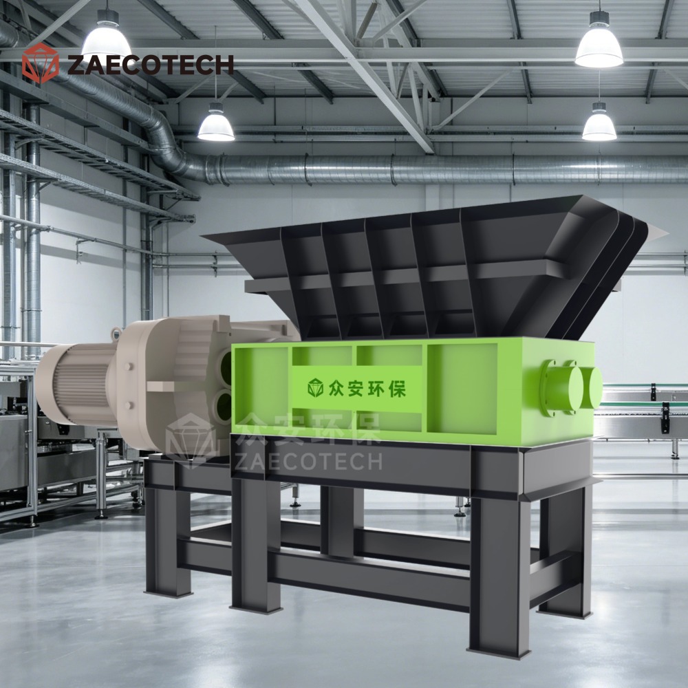 Compact Food Waste Shredder Machine For Waste To Energy System - Capacity: 1-80 T/Hr