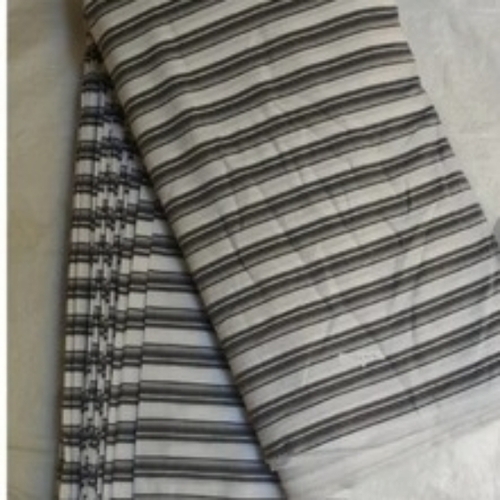 Cotton dobby strips fabric