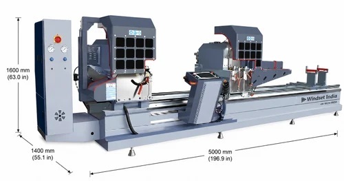 Doubl Head Aluminium And Upvc Cutting Machine