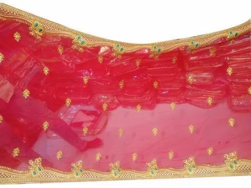 Hand Embroidered Silk Saree