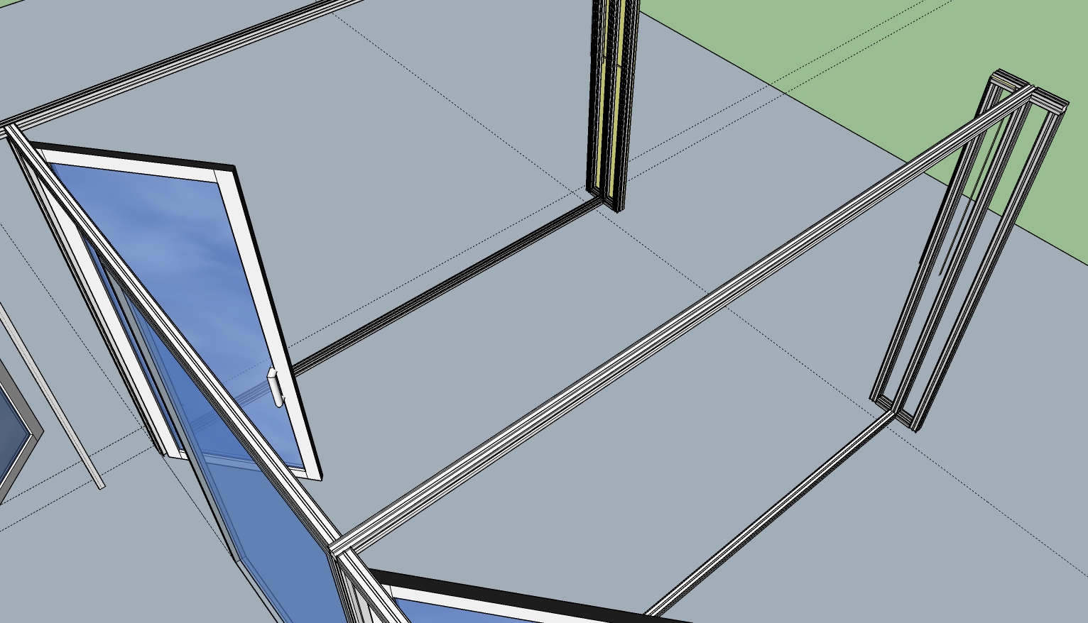 Iqubx Ofrs Freestanding Modular Office Cabins For Factory Sheds - Color: Custom Colour