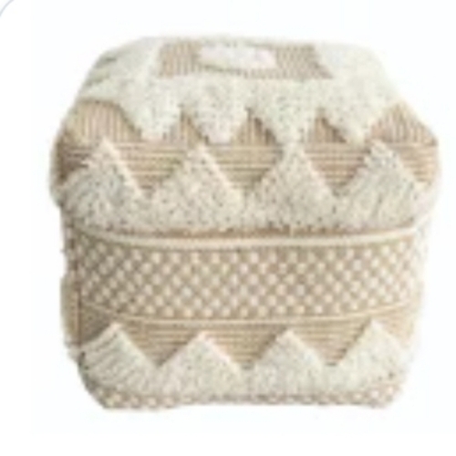 Jute Pouf