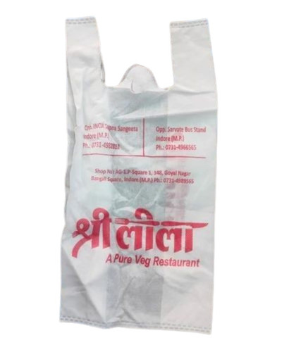 Printed White Non Woven W Cut Bag