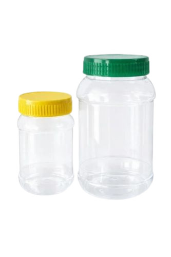 Round Plastic Pet Jar
