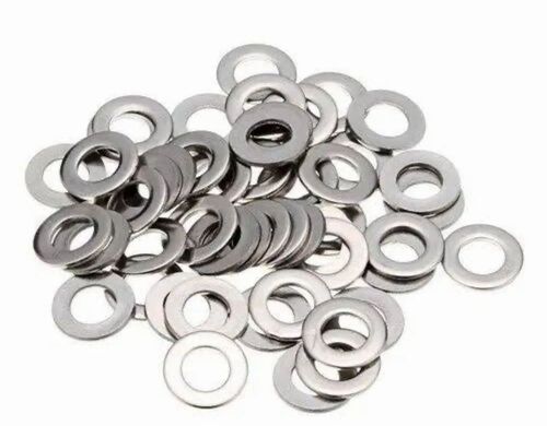 Round Silver Color Plain Washer