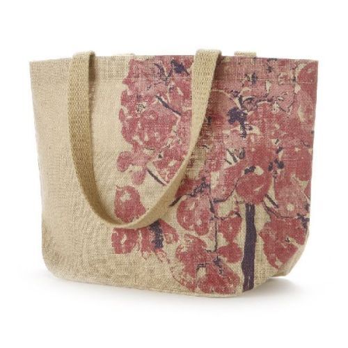 Shopping Jute Bag - Durable Jute, Rectangle Shape, Printed Pattern, Multiple Colors | Eco Friendly, Customized Design, Hand Length Handle, Custom Size
