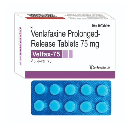 75Mg Venlafaxine Tablet - Drug Type: General Medicines