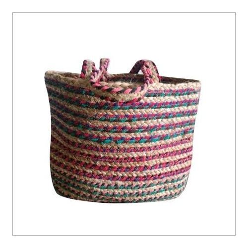 Braided Cotton Chindi Jute Bag
