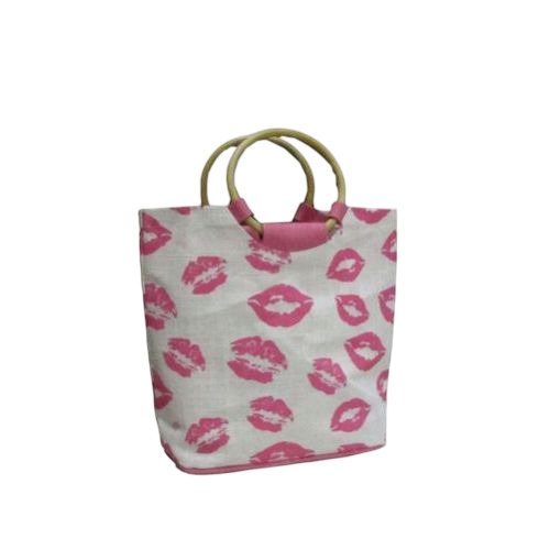 Cane Handle Jute Bags