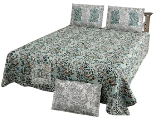 Designer King Size Cotton Bedsheet
