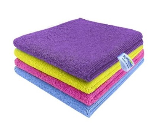 Plain Microfiber Dusting Cloth Set