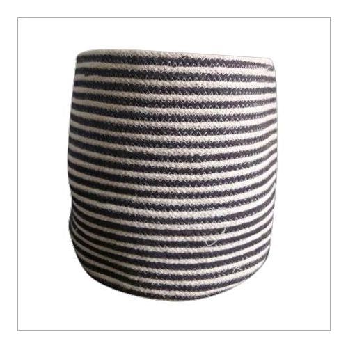 Striped Cotton Basket