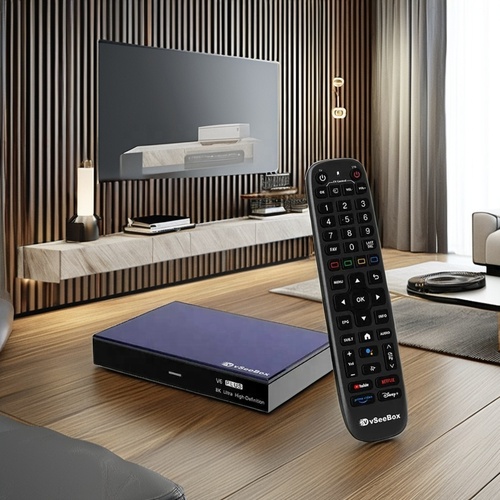 VSEEBOX V6 Plus Quad Core Amlogic S905 6K 4G 64G Android 14 TV Box Exclusive Split-Screen Technology 8K Supported Large Space No