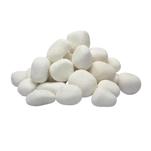 50 Mm White Marble Pebbles