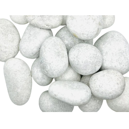 white pebbles