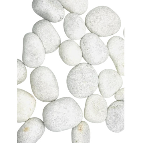 80 Mm White Marble Pebbles