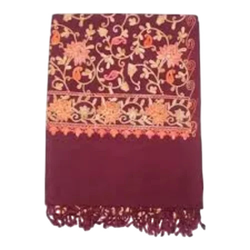 Kashmir Fine Wool Embroidered Stole