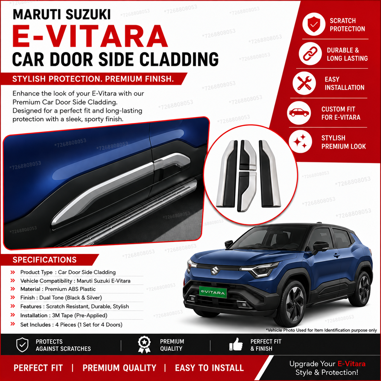 Maruti Suzuki E-Vitara Car Body Door Side Beading
